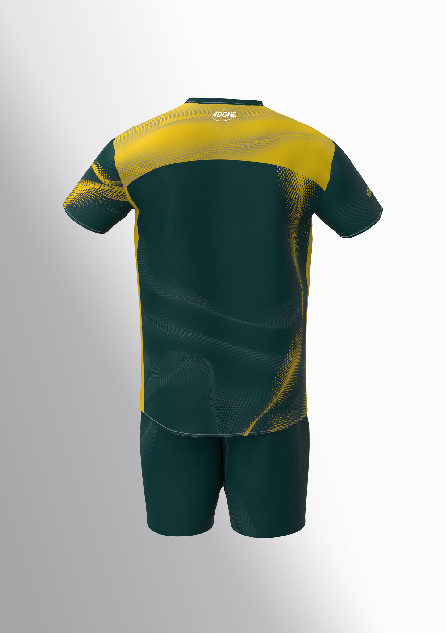 T-shirt Running Yellow Wave