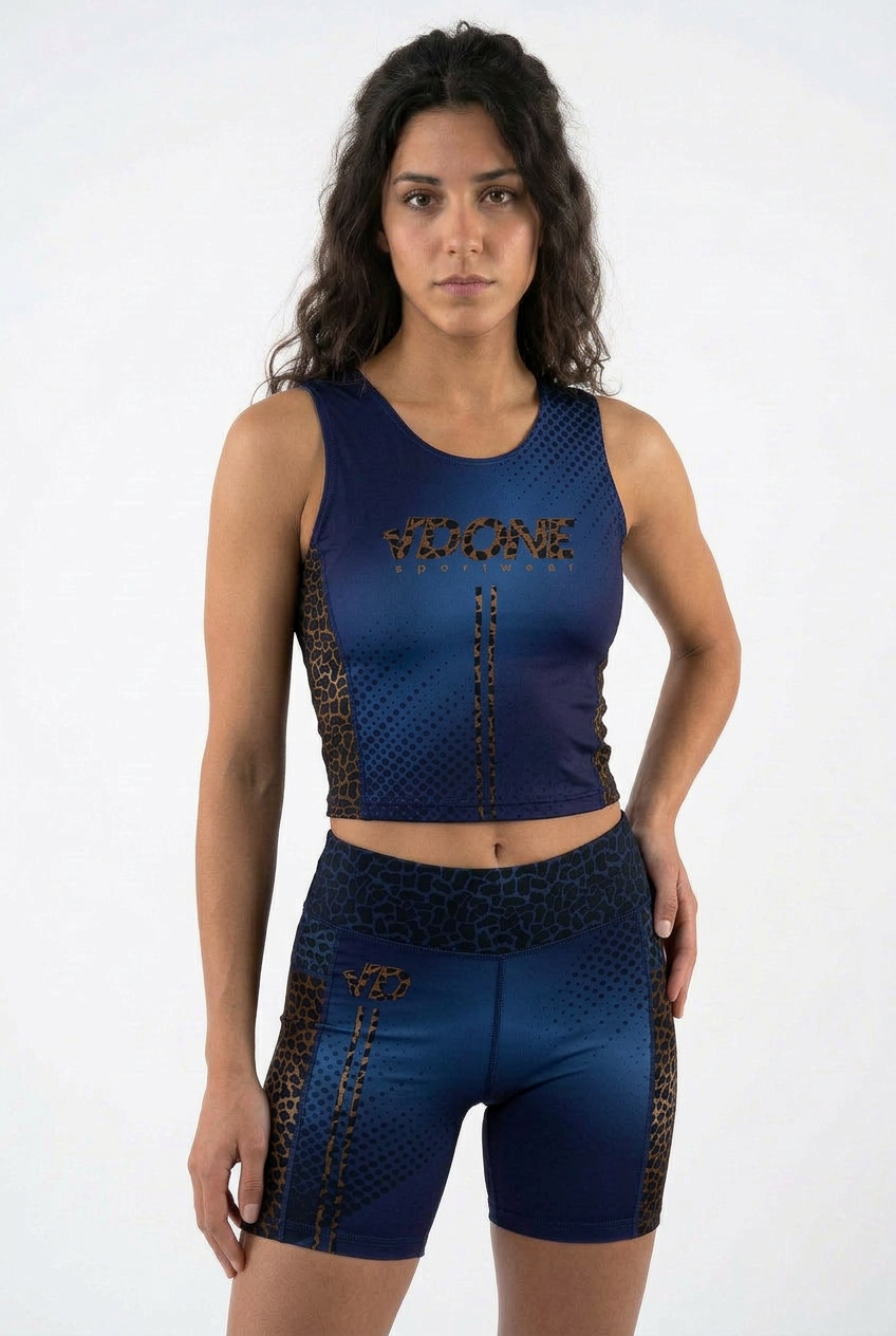Set Short + Top Tank  Animalier