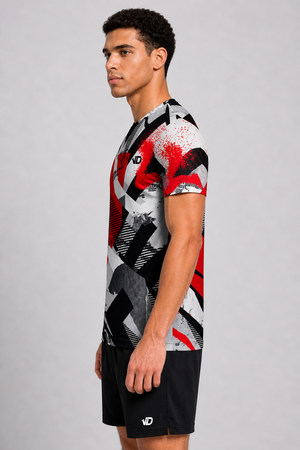 T-shirt Running Graffiti
