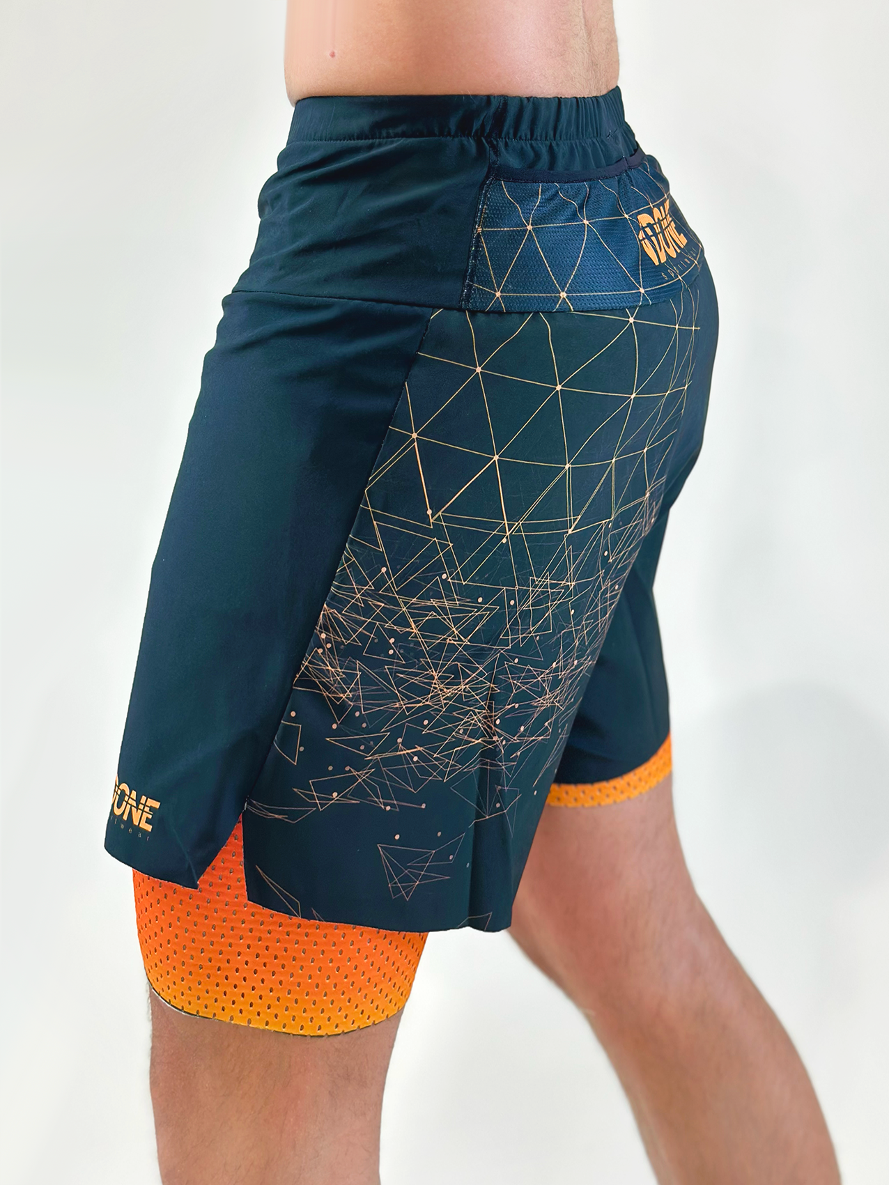 Shorts Hybrid Sky Orange