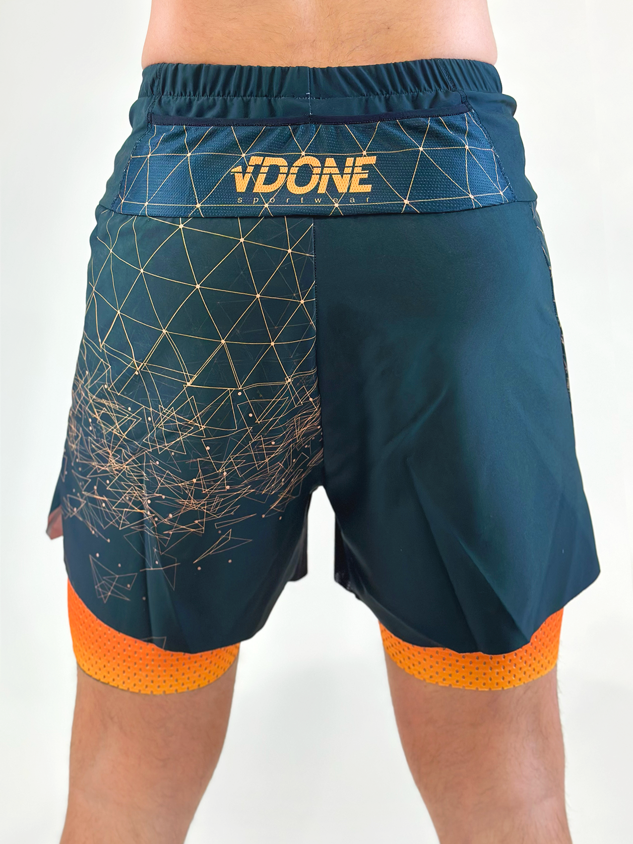 Shorts Hybrid Sky Orange