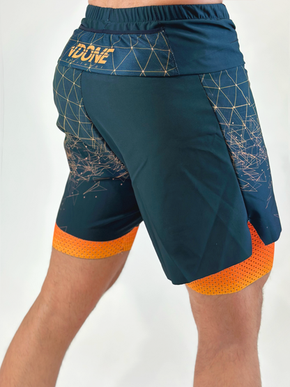 Shorts Hybrid Sky Orange