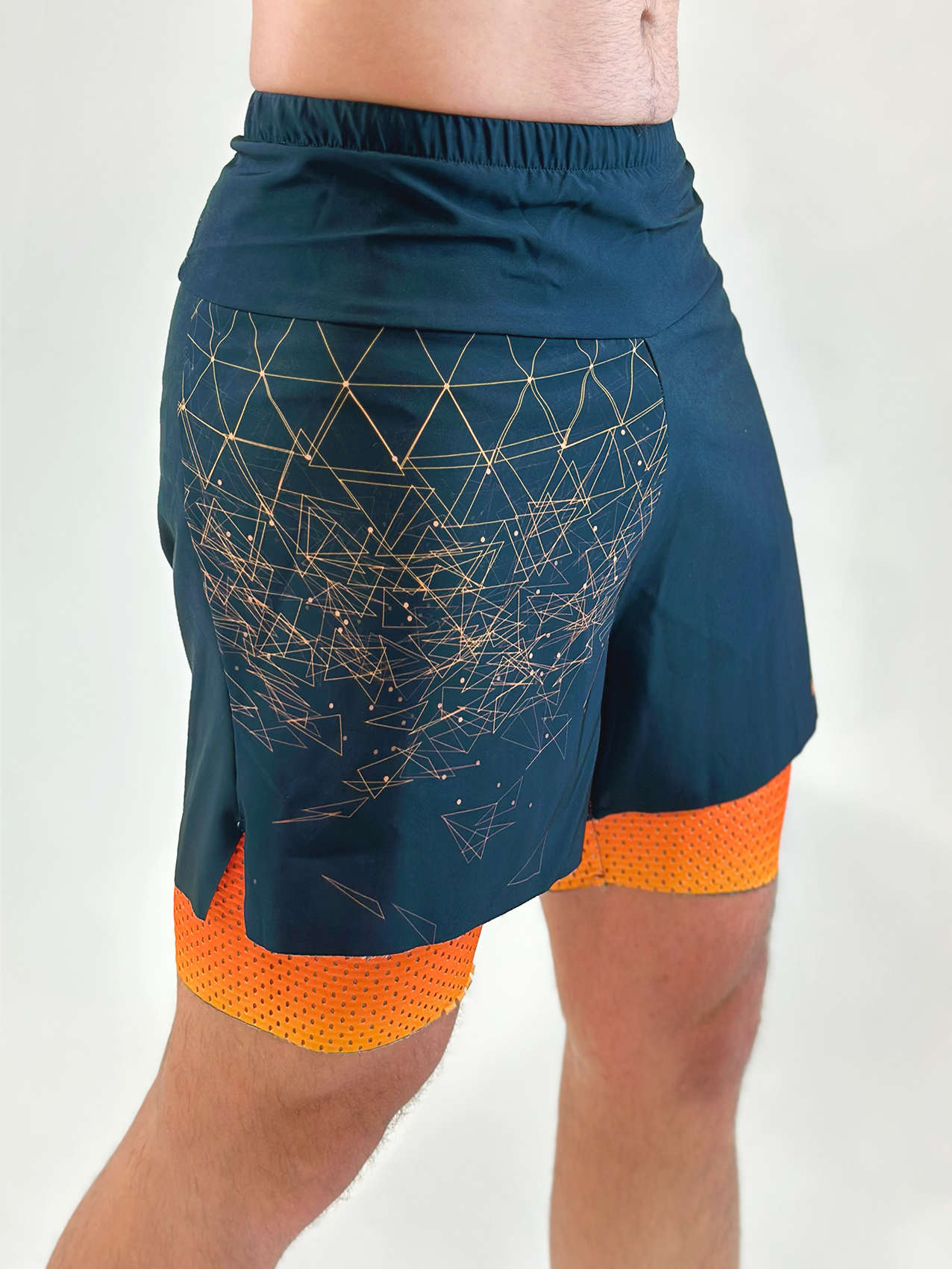 Shorts Hybrid Sky Orange