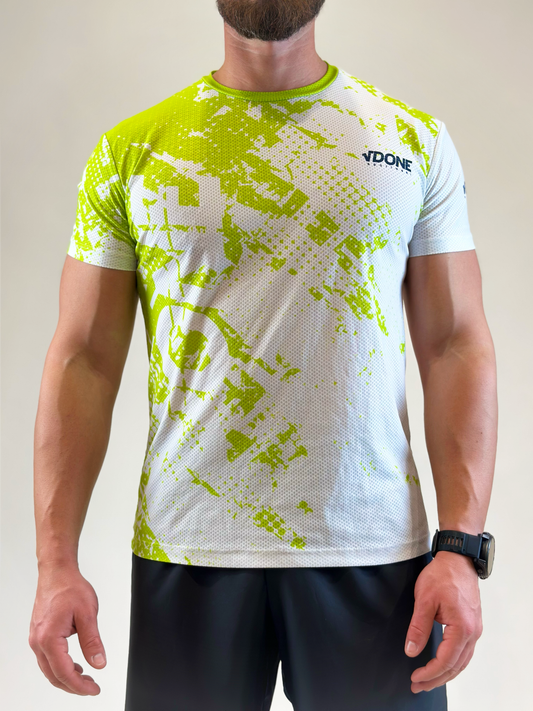 T-shirt Running Green Bubble