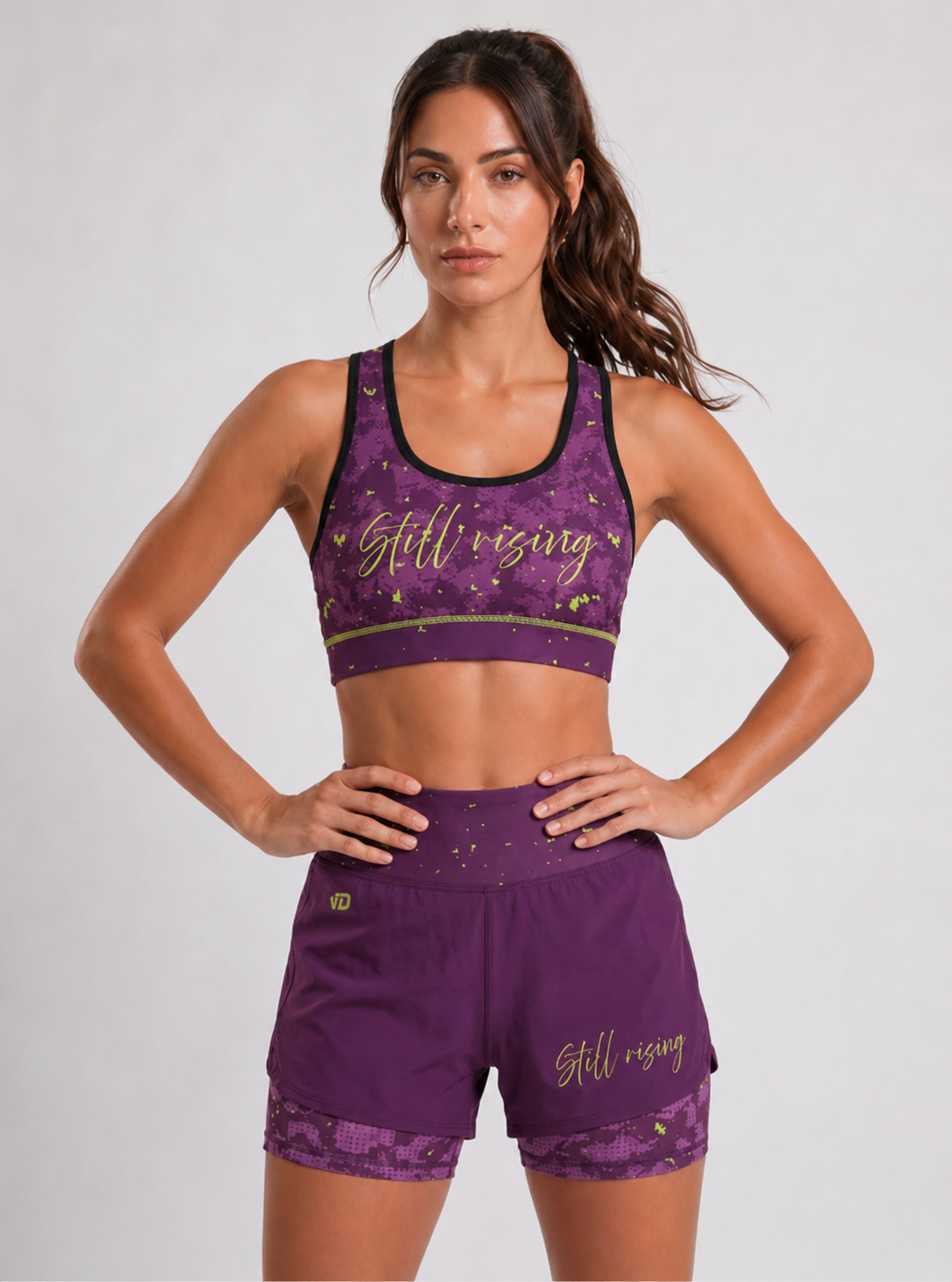 Set Short Hybrid 2in1 + Top two Spots