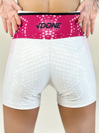 Shorts White Bubblegum